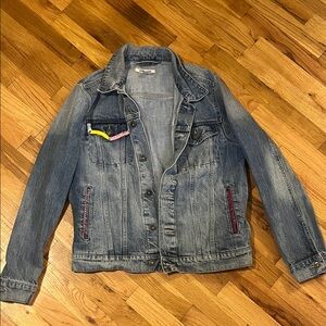 Goodthreads Denim Jacket with Colorful Accents